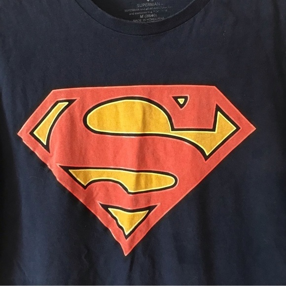 Superman T-shirt.  Men’s medium. Navy blue. Unisex - Picture 2 of 3